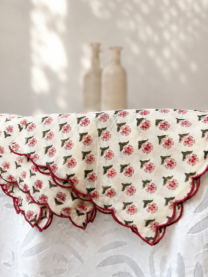 Servilletas con flores