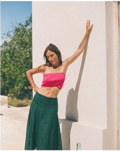 FALDA CON ESTAMPADO DE FLORES