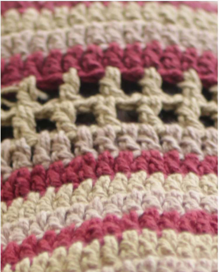 GORRO CROCHETTE DE RAYITAS