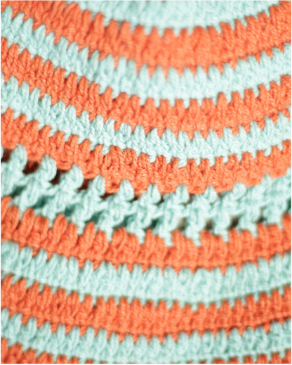 GORRO CROCHETTE DE RAYITAS