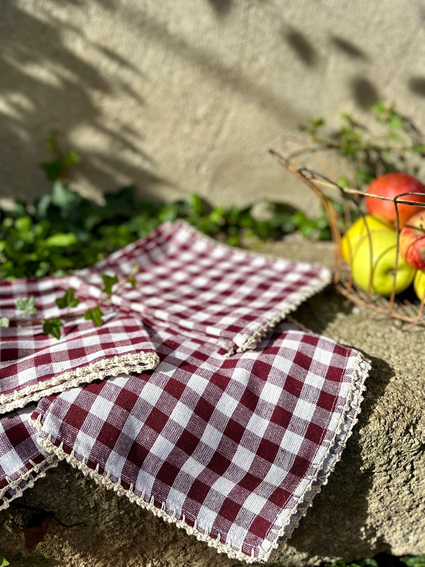 Servilletas de mesa Vichy