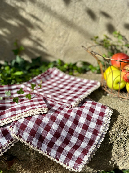 Servilletas de mesa Vichy