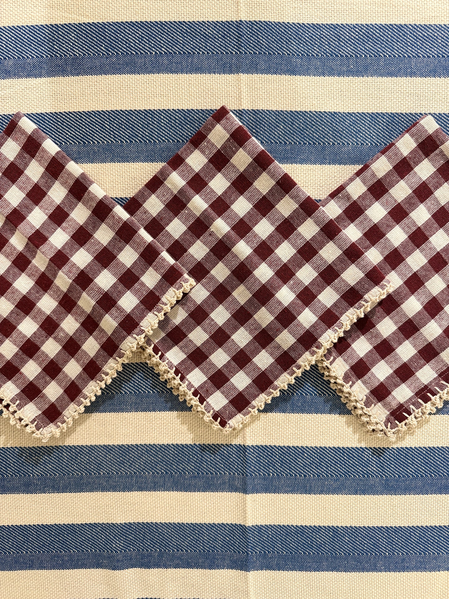 Servilletas de mesa Vichy