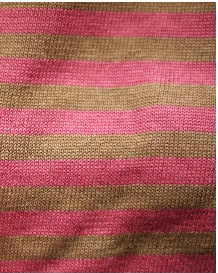 Jersey 100% lino de rayitas manga corta