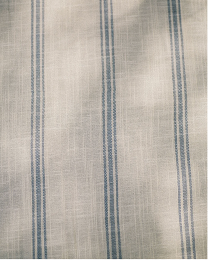 MANTEL DE ALGODON CON LINEAS AZULES 300x250cm