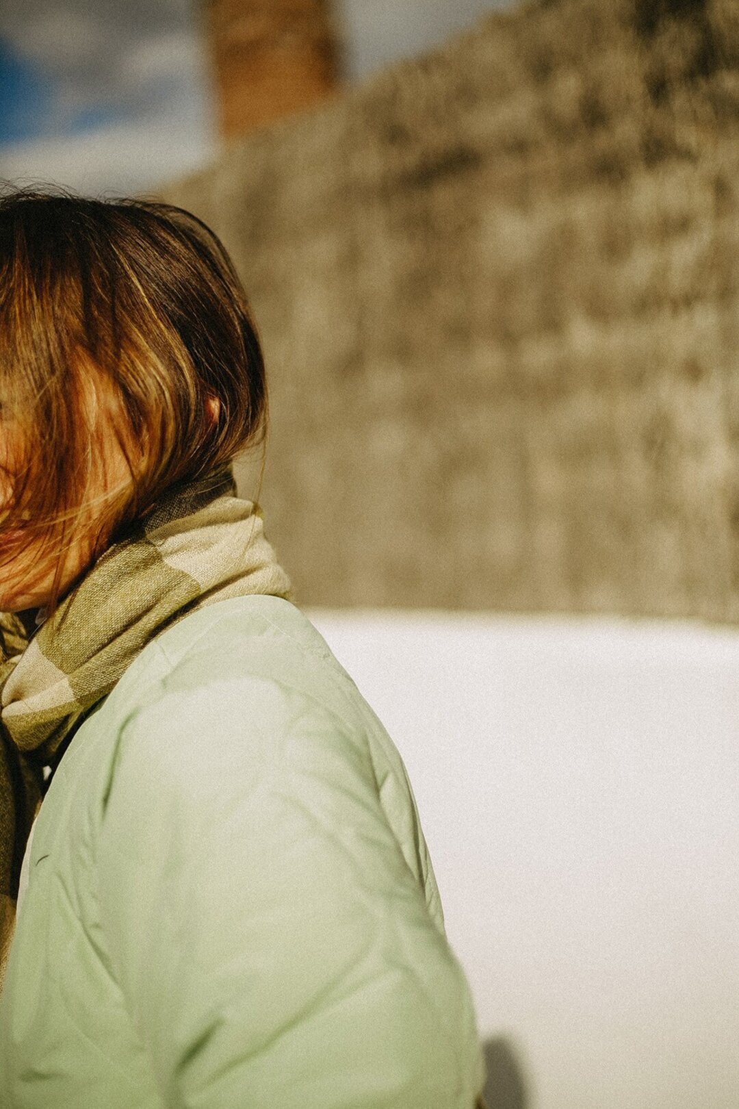 CHAL VICHY CASHMERE VERDE