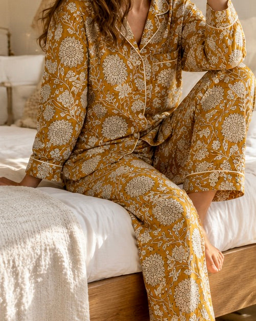 Pijamas mujer estampado floral